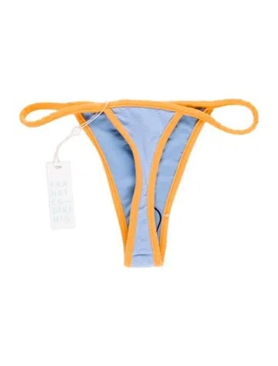 Pre-owned Frankies Bikinis Colorblock Pattern Bikini W/ Tags In Multi