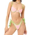 Frankies Bikinis Conner Terry Bottom In Summer Melon In Multi