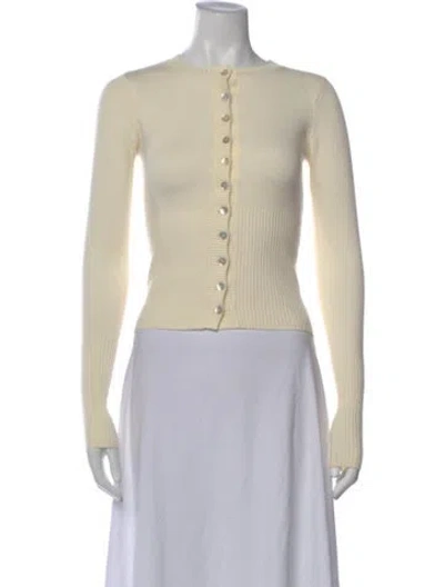 Pre-owned Frankies Bikinis Crew Neck Sweater In Neutral