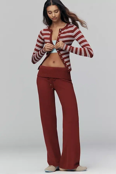 Frankies Bikinis Dawson Cloud Pants In Brown