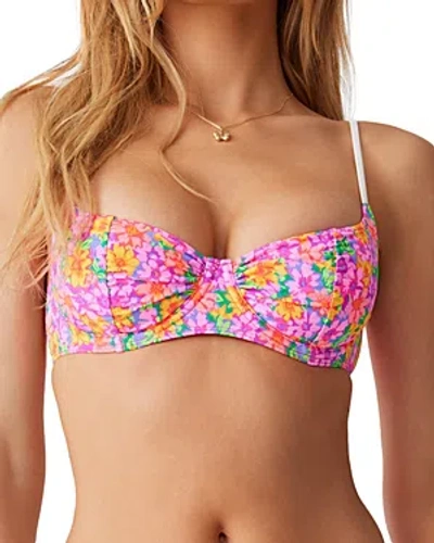 Frankies Bikinis Dean Bikini Top In Daisy Pond