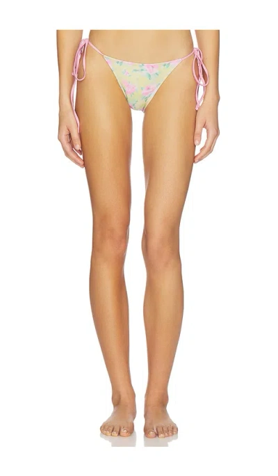 Frankies Bikinis Divine Satin Bottom In Orange