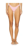 Frankies Bikinis Dove Bikini Bottom In Pink