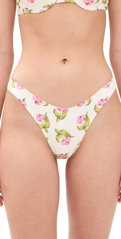 Frankies Bikinis Dove Bottoms Cherry Picked In Multi