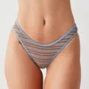 Frankies Bikinis Dove Classic Bottom Bikini In Ocean Stone In Multi