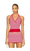 Frankies Bikinis Dylan Cloud Knit Halter Top