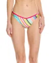 Frankies Bikinis Enzo Shine Bikini Bottom In Multi