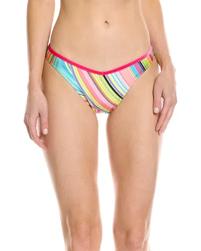 Frankies Bikinis Enzo Shine Bikini Bottom In Multi