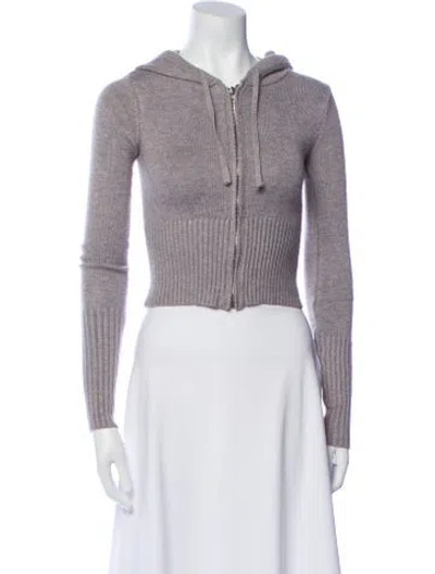 Pre-owned Frankies Bikinis Evening Jacket In Gray