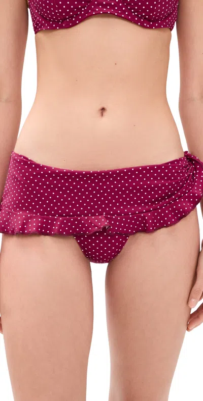 Frankies Bikinis Farah Swim Skirt Tuscany In Purple