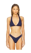 Frankies Bikinis Frank Bikini Top In Lagoon