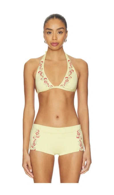 Frankies Bikinis Frank Bikini Top In Neutral