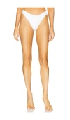 Frankies Bikinis Full Moon Bikini Bottom In Optic White