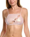 Frankies Bikinis Jamilla Halter Top In Pink