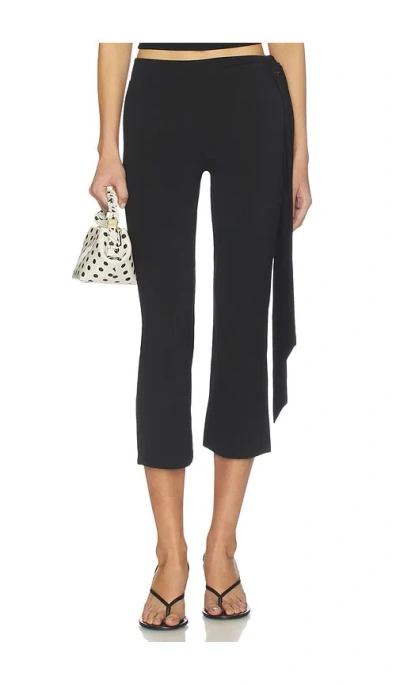 Frankies Bikinis Jay Modal Capri In Black