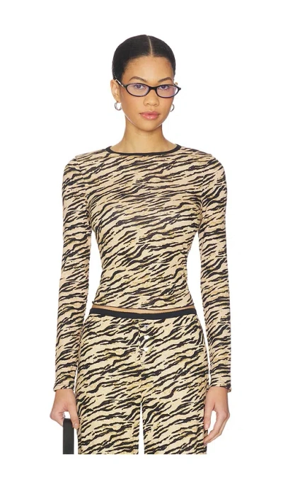 Frankies Bikinis Joy Modal Sleep Shirt In Animal Print