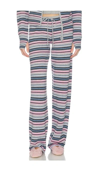 Frankies Bikinis Jude Cashmere Pant In Multi