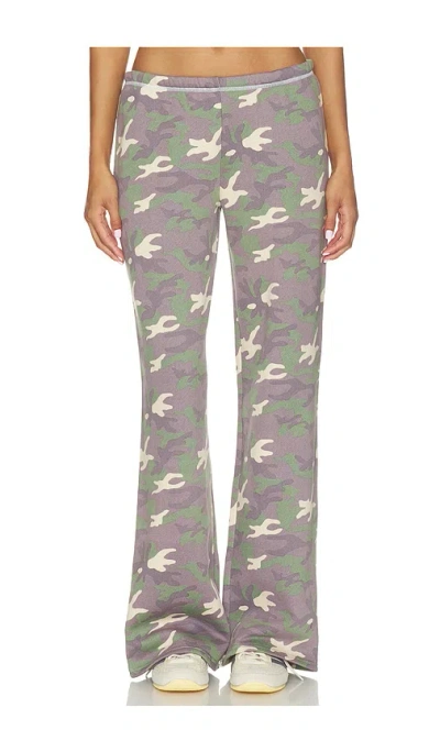 Frankies Bikinis Legacy Terry Sweatpant In Gray