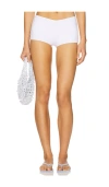 Frankies Bikinis Logan Eyelet Bikini Bottom In White