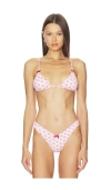 Frankies Bikinis Lumia Bikini Top In Multi