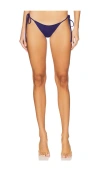 Frankies Bikinis Mackenzie Bikini Bottom In Midnight Dip