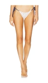 Frankies Bikinis Mackenzie Bikini Bottom In Wild Rose Print