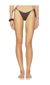 Frankies Bikinis Mackenzie Bottom In Brown