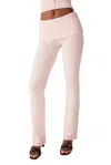 Frankies Bikinis Mason Cloud Knit Pant In Rose Quartz In Pink