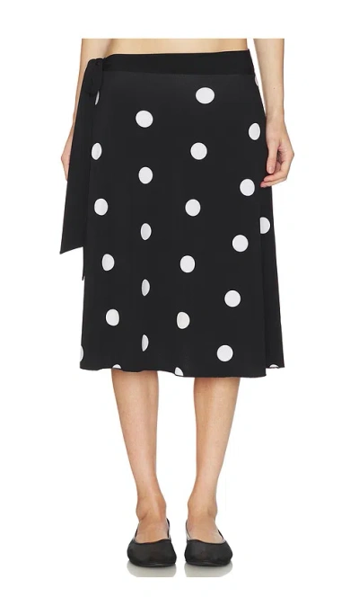 Frankies Bikinis May Jersey Midi Skirt In Multi