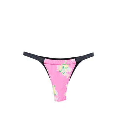 Frankies Bikinis Miblo Bikini Bottom In Pink