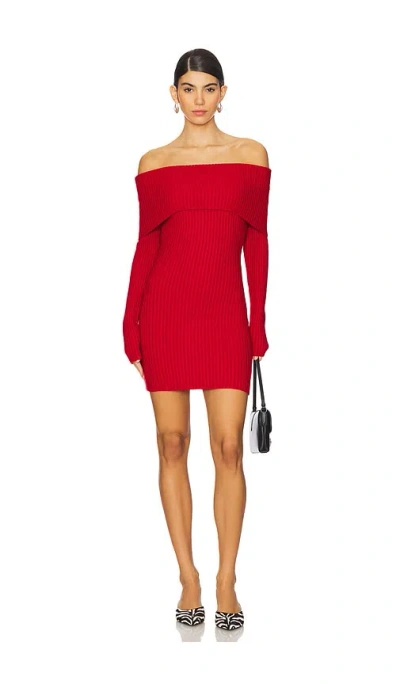 FRANKIES BIKINIS MIDNIGHT KNIT MINI DRESS