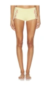 Frankies Bikinis Mina Bikini Bottom In Yellow
