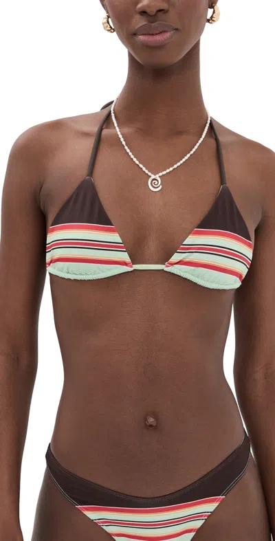 Frankies Bikinis Nick Top Desert Dusk In Multi