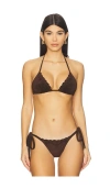 Frankies Bikinis Nick Triangle Bikini Top