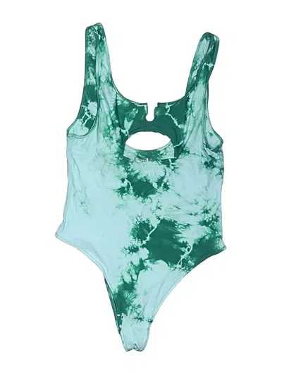 Pre-owned Frankies Bikinis One Piece Swimsuit In Green