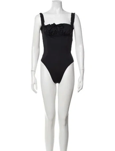 Pre-owned Frankies Bikinis One-piece W/ Tags In Black