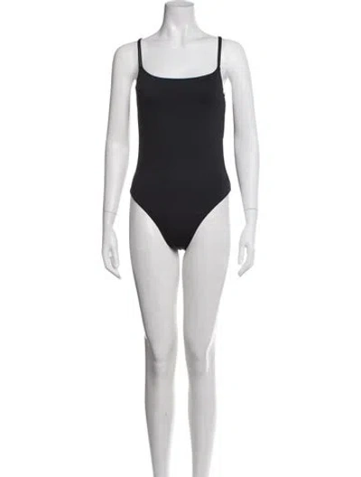 Pre-owned Frankies Bikinis One-piece W/ Tags In Black