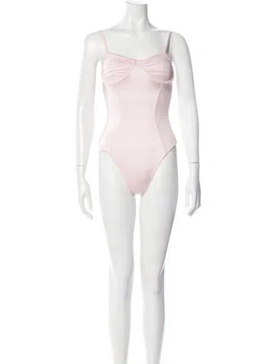 Pre-owned Frankies Bikinis One-piece W/ Tags In Pink