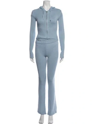 Pre-owned Frankies Bikinis Pant Set In Blue