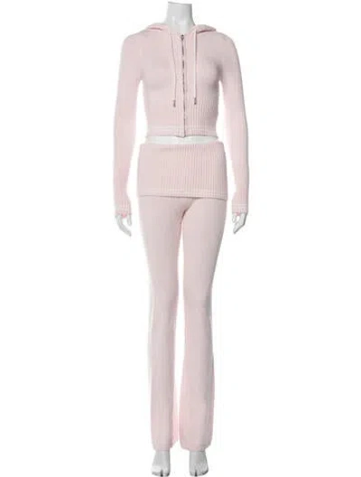 Pre-owned Frankies Bikinis Pant Set In Pink