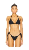 Frankies Bikinis Paradise Ribbed Bikini Top