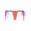 FRANKIES BIKINIS PINK  ORANGE BEACHWEAR
