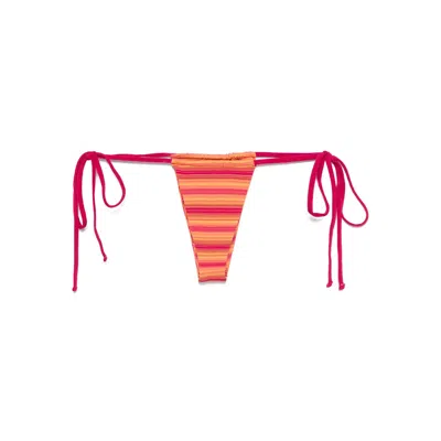FRANKIES BIKINIS PINK  ORANGE BEACHWEAR
