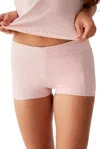 Frankies Bikinis Rehearsal Shine Jacquard Short In Pink Petals In Multi