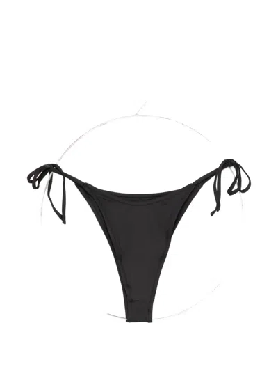 Frankies Bikinis Romeo Tie Bikini Bottoms In Black
