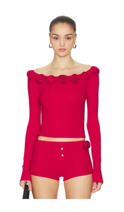 Frankies Bikinis Rose Long Sleeve Shirt