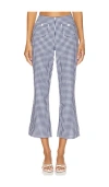 Frankies Bikinis Parlour Poplin Capri In Seaside Gingham