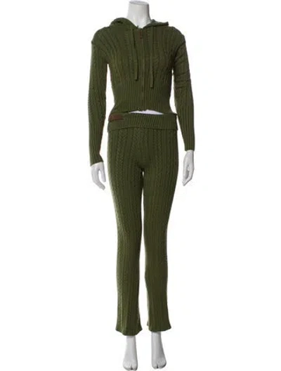 Pre-owned Frankies Bikinis Set In Green