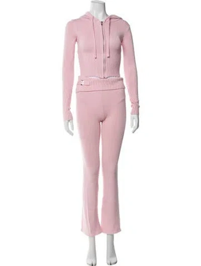 Pre-owned Frankies Bikinis Set In Pink