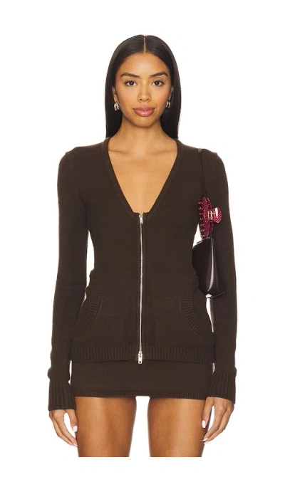 Frankies Bikinis Sienna Cloud Knit Æ¯›è¡£ Â€“ Å·§å…‹åš›æ£•è‰². Å°ºç � Xxs (also Â€“ L, M, S, Xs). In Brown